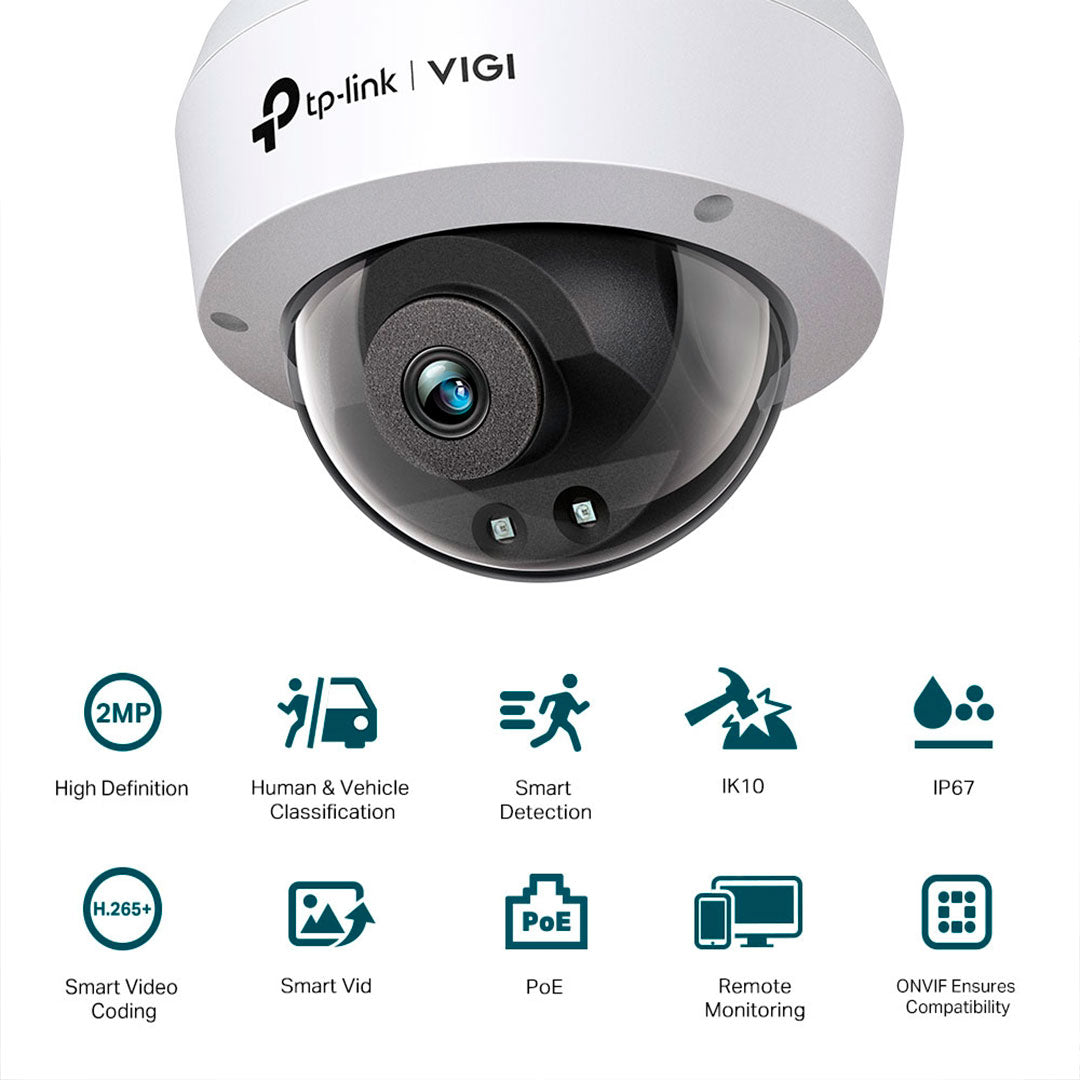 TP-LINK VIGI C220I 4mm Cámara de Seguridad IP PoE 2MP