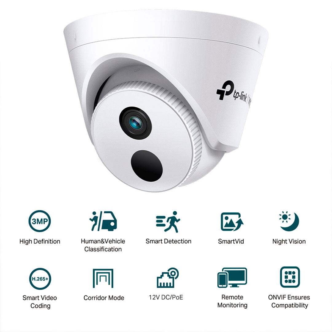 TP-LINK VIGI C430I 2.8mm Cámara de Seguridad IP PoE 3MP 2K