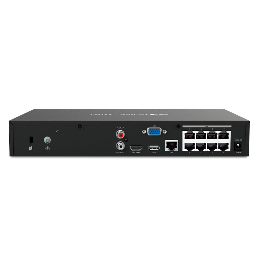 TP-LINK VIGI NK8MP-T6425-2T Kit 6 Cámaras 4MP IPC y NVR PoE+ 8 Canales