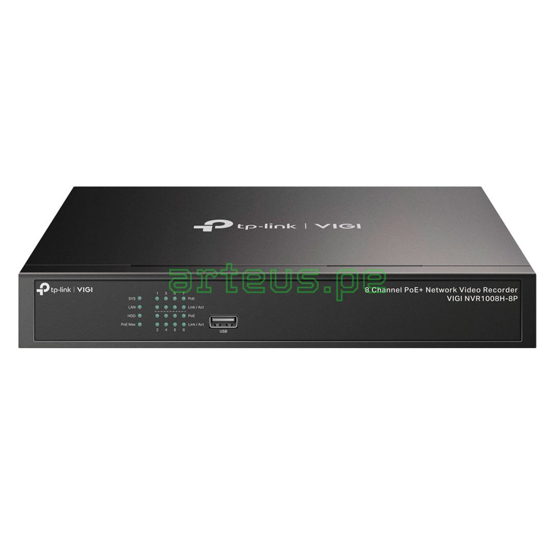 TP-LINK VIGI NK8P-B434I Kit 4 Cámaras Bullet 3MP y NVR 8 Canales
