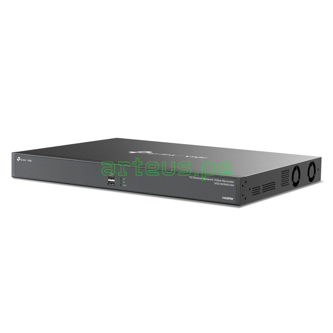 TP-LINK VIGI NVR4016H Grabador de Vídeo NVR 16 Canales 4K 4 Bahias SATA