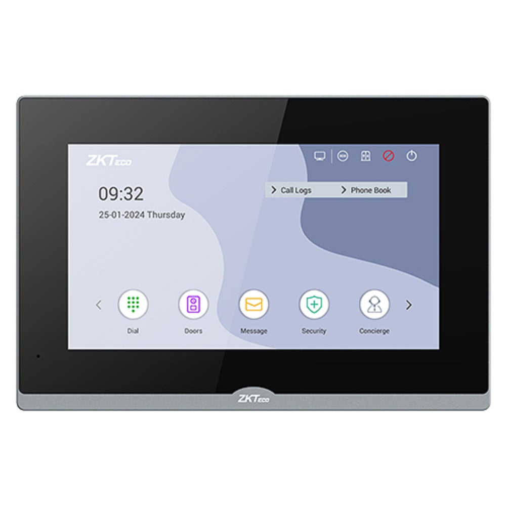 ZKTECO VT07-B26L-W Monitor WIFI 7" para Video Portero VEX-B25L y VE01-B24L-W