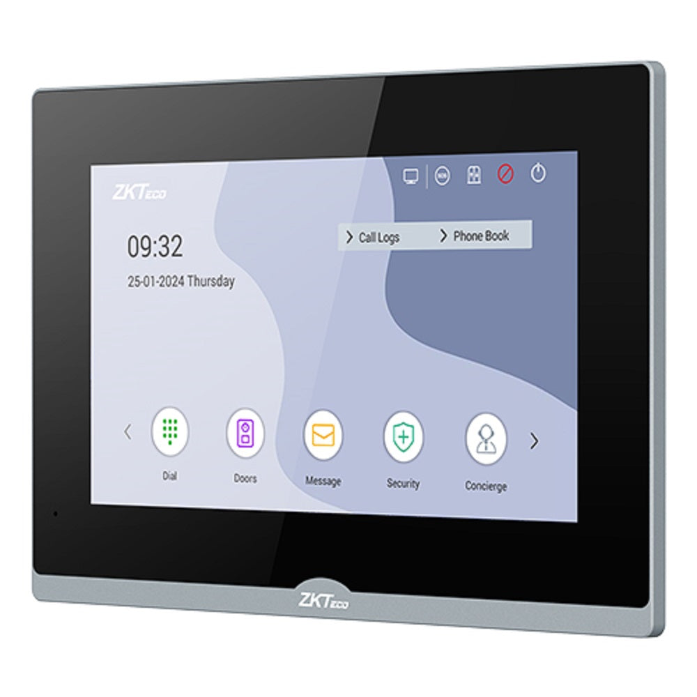 ZKTECO VT07-B26L-W Monitor WIFI 7" para Video Portero VEX-B25L y VE01-B24L-W