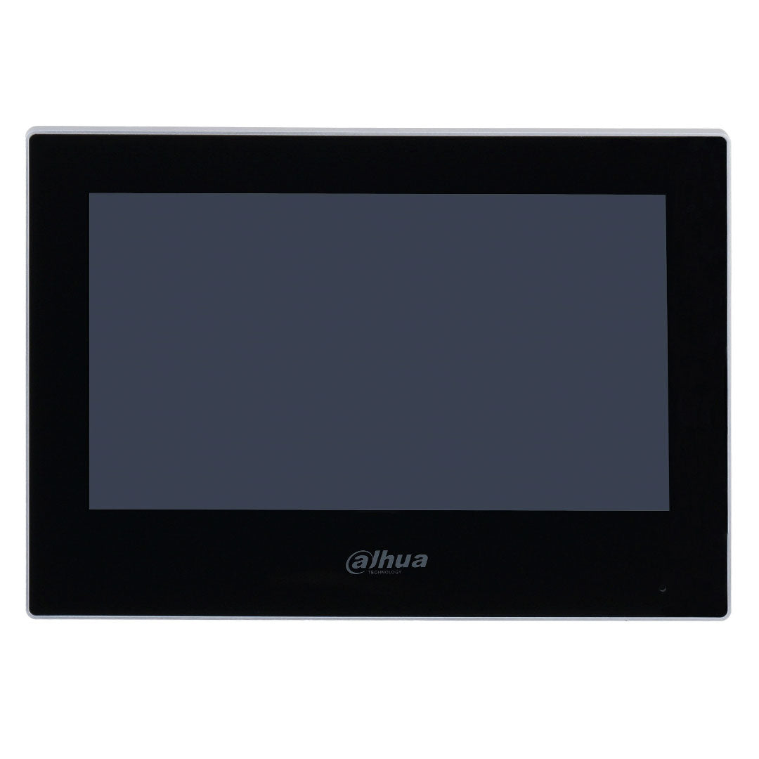 DAHUA VTH2621G-WP Monitor IP PoE para Video Portero Pantalla Táctil 7" Negro