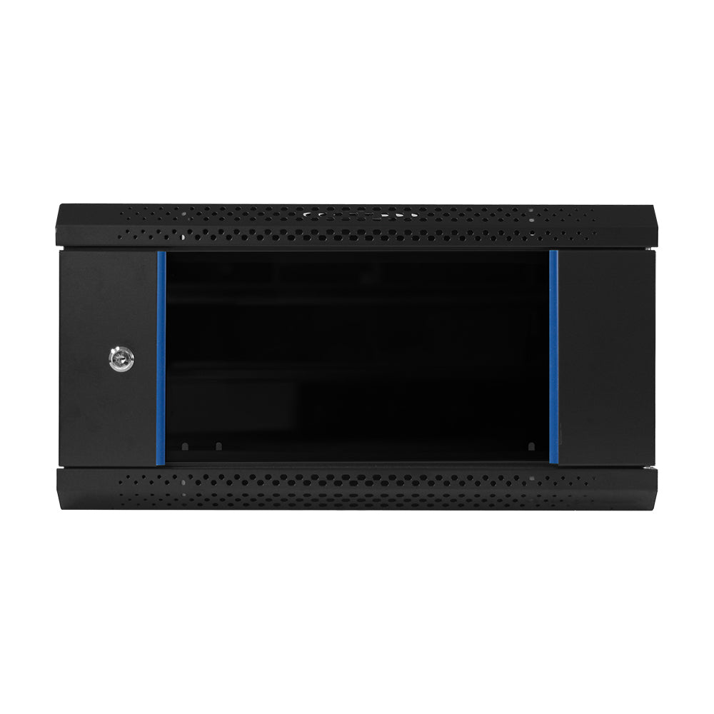 FINEN W1-5404 Gabinete de Pared 4RU 280x540x400mm con Puerta de Vidrio