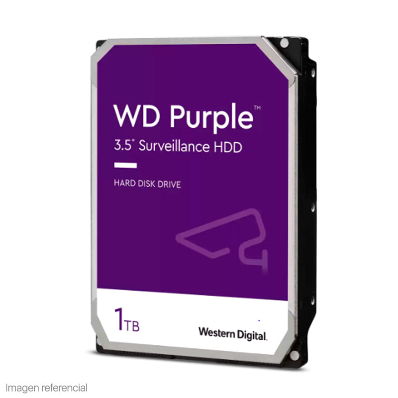 WESTERN DIGITAL WD10PURZ WD PURPLE Disco Duro Púrpura 1TB 5400RPM 3.5"