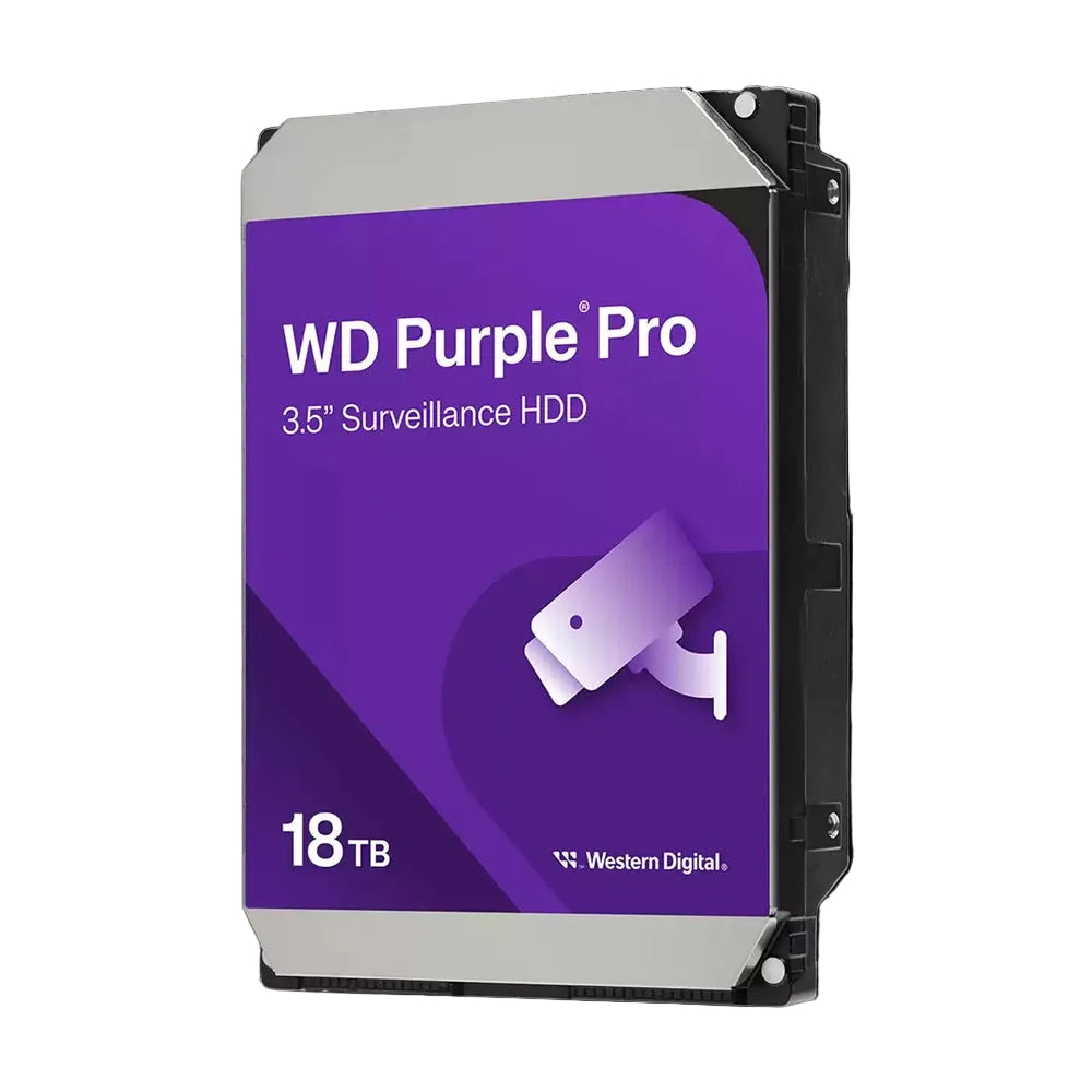 WD WD181PURP Purple Pro 18TB Disco Duro 3.5" SATA 7200 RPM para Videovigilancia