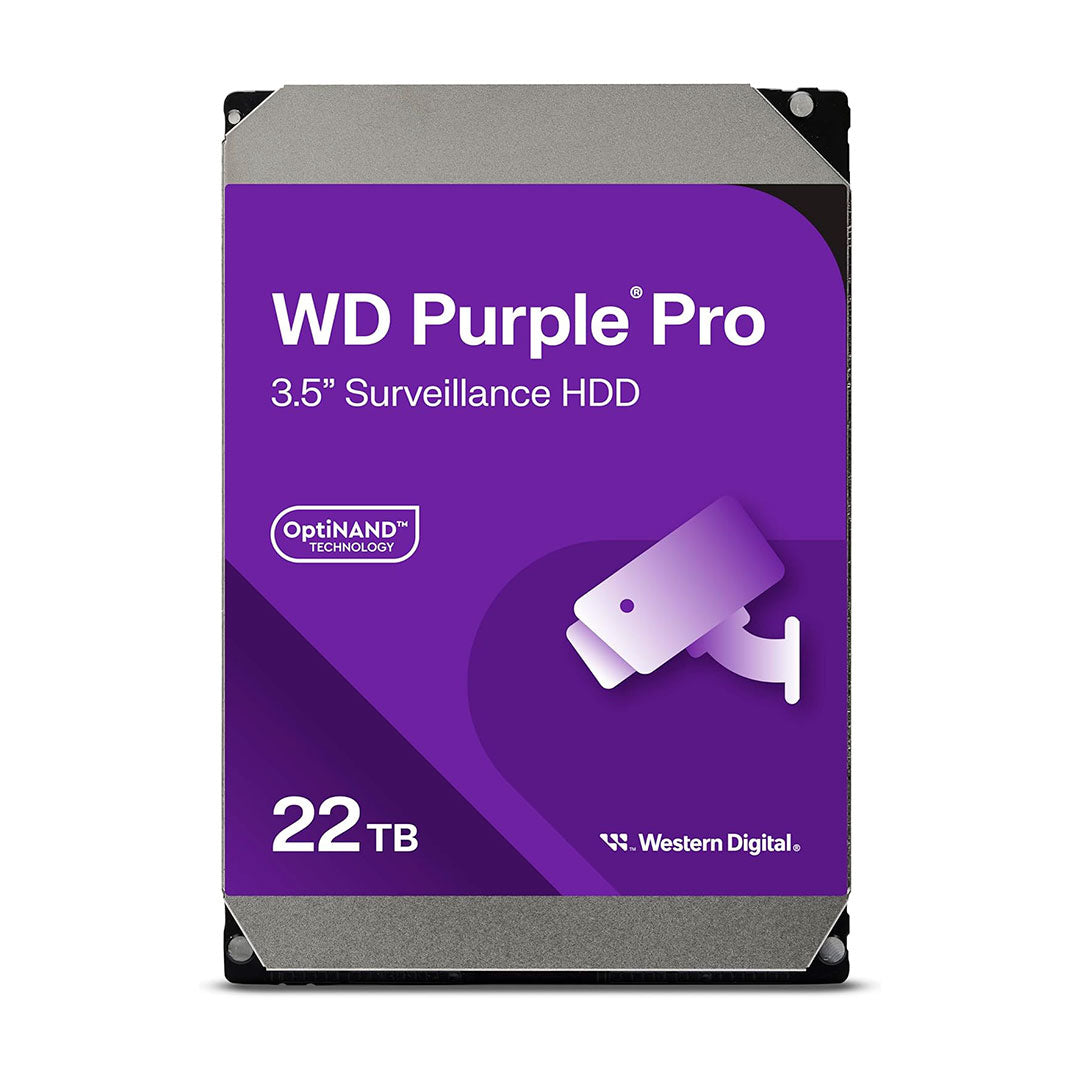 WD WD221PURP Purple Pro 22TB Disco Duro 3.5" SATA 7200 RPM para Videovigilancia