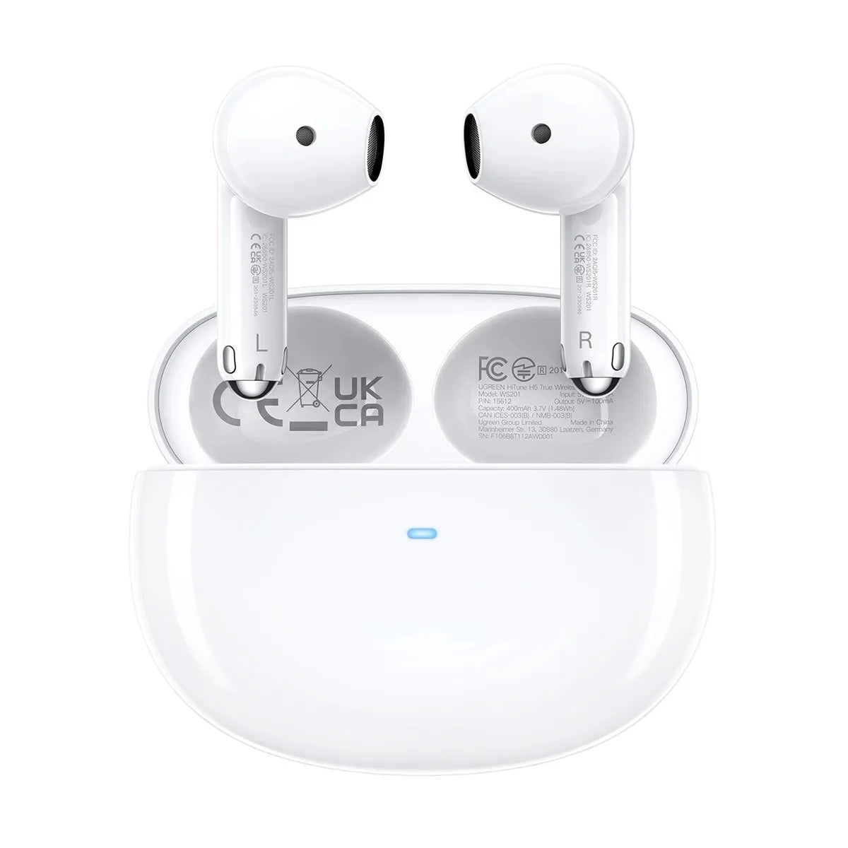 UGREEN WS201 15612 Audifonos Inalambricos Hitune H5 con Bluetooth 5.3 Blanco
