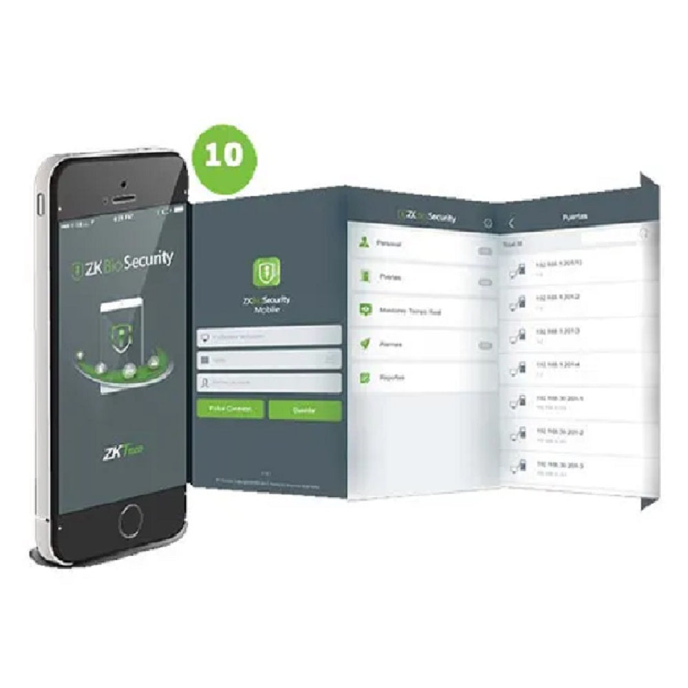 ZKTECO ZKBS-APP-P5 Licencia APP Biosecurity para 5 Dispositivos