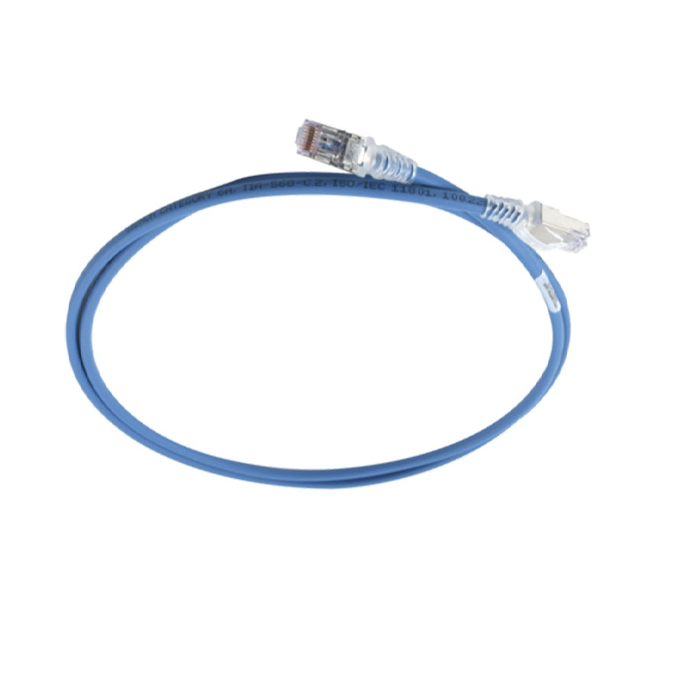 SIEMON ZM6A-S03-06B, Patch Cord, S-FTP 1M Z-MAX, Color Azul