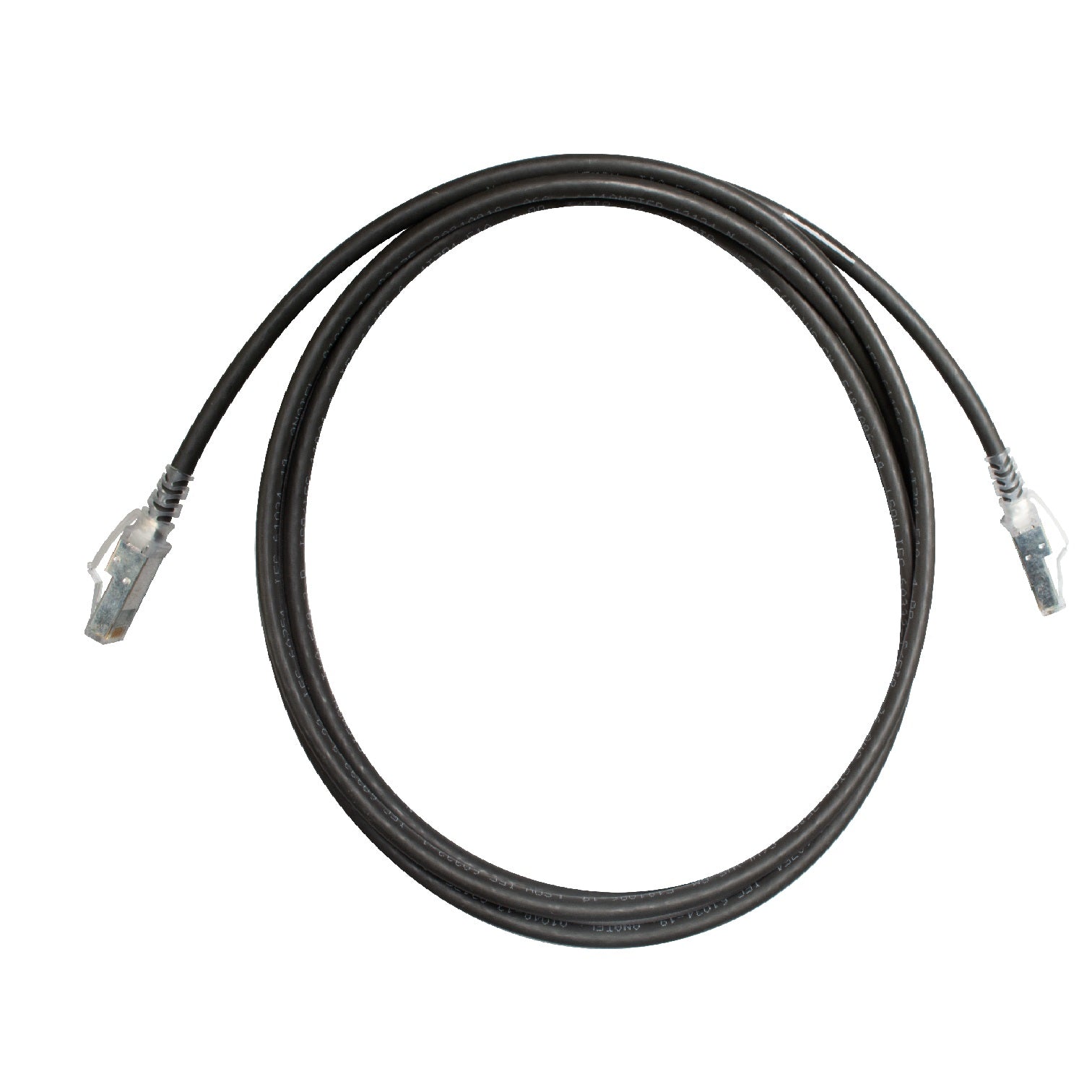 SIEMON ZM6A-S07-01 Patch Cord Cobre RJ45, CAT6A LSZH 2m negro
