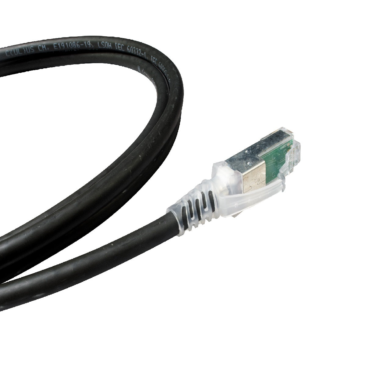 SIEMON ZM6A-S07-01 Patch Cord Cobre RJ45, CAT6A LSZH 2m negro