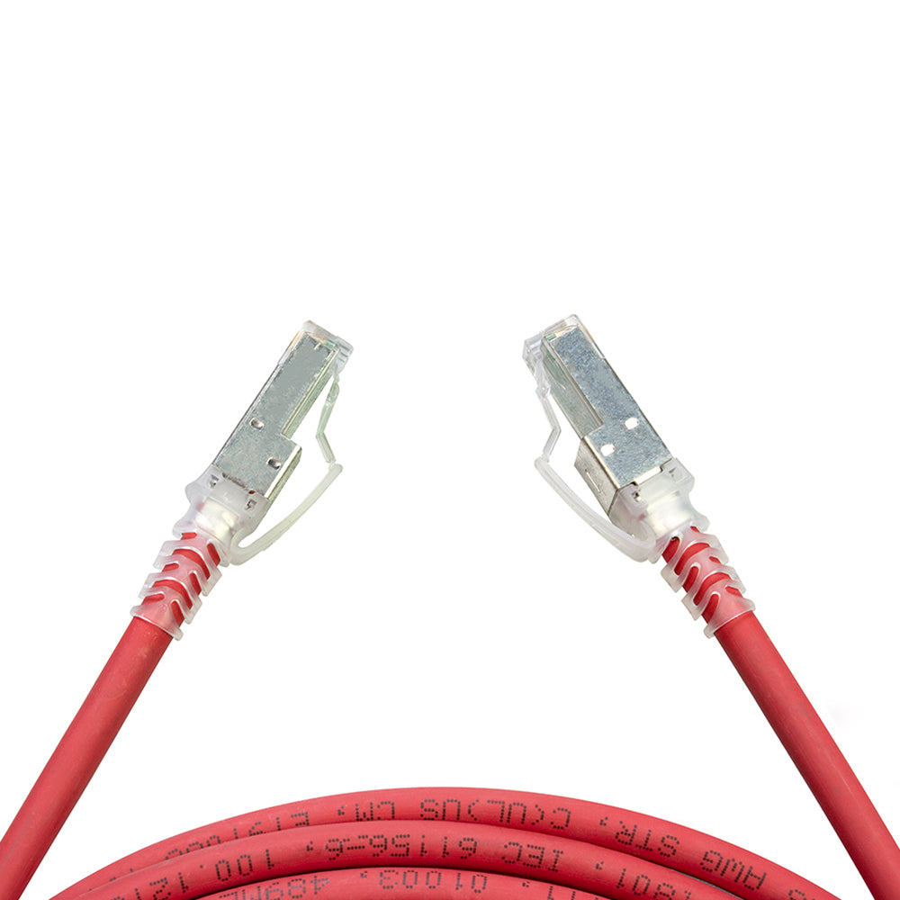 SIEMON ZM6A-S10-03B PATCH CORD S/FTP CAT6A LSZH 3MT ROJO Z-MAX 6A