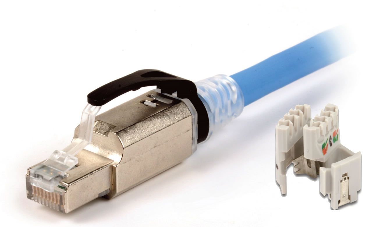 SIEMON ZP1-6AS-01B Conector CAT6A, Blindado, MPTL 22-26 AWG.