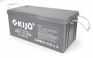 KIJO JDG-12-200AH Batería 12V-200AH AGM-GEL para UPS y Paneles Solares 52.2x24x22.2cm