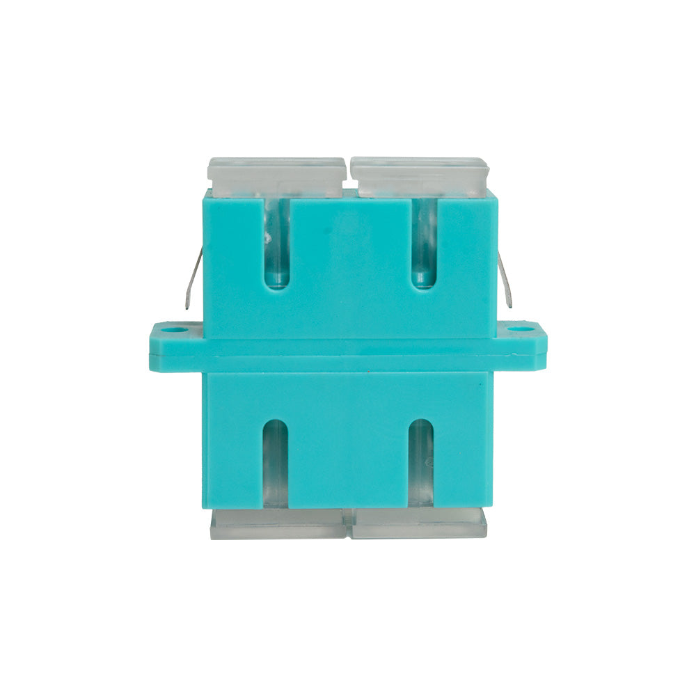 OPFIBRA ADSCU-DX-OM3 Acoplador FO SC Duplex MM OM3 Aqua