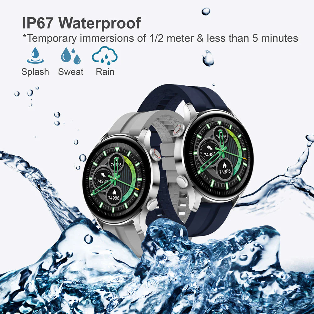 ARGOMTECH RELOJ SMART SKEIWATCH C60 SILVER SL 2 CORREAS