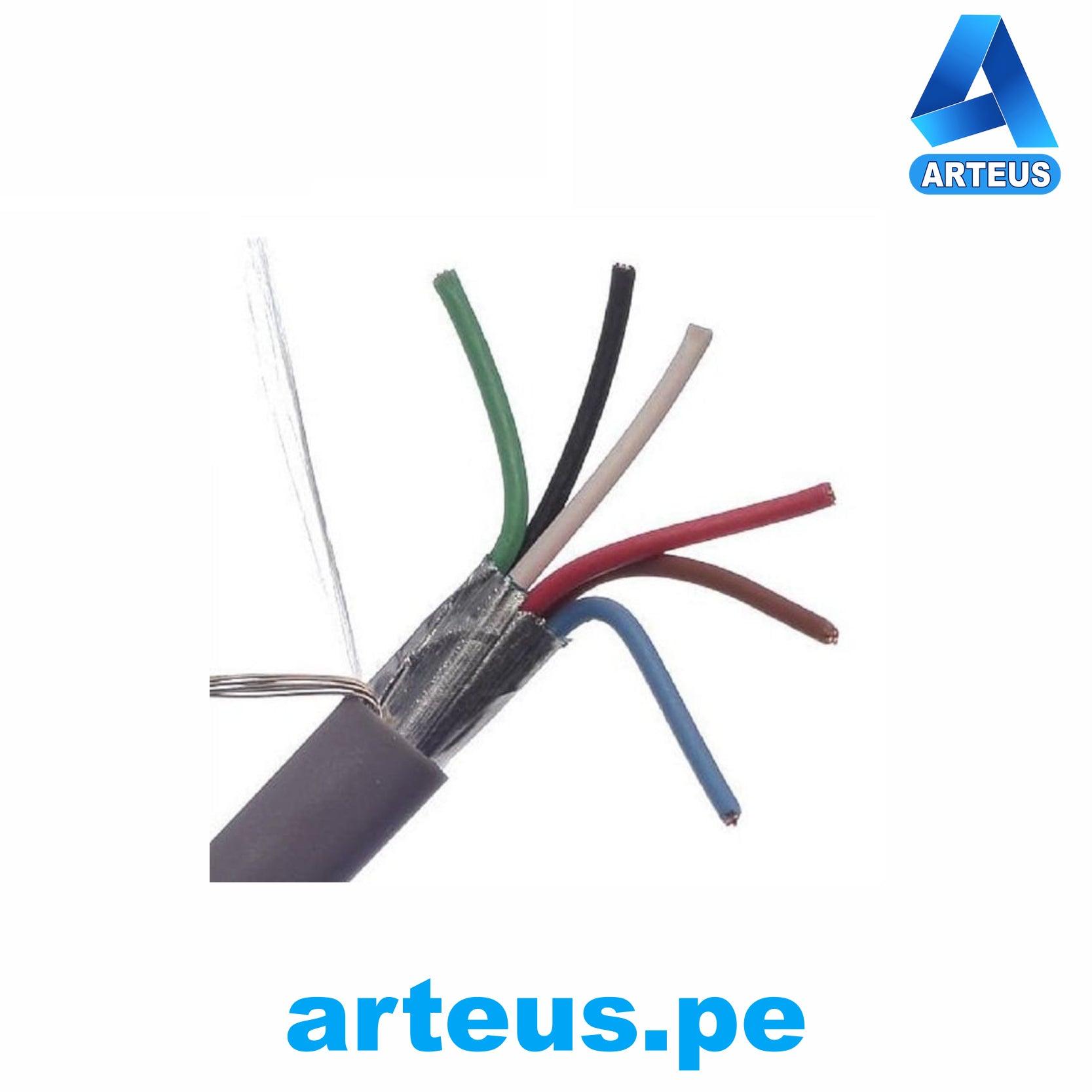 Cable de alarma calibre 6x22 LSZH CONDENERG 6003604cr-385m cable flexible blindado color gris x 385m DATAXCOM Z1OZ1-K 300v - ARTEUS