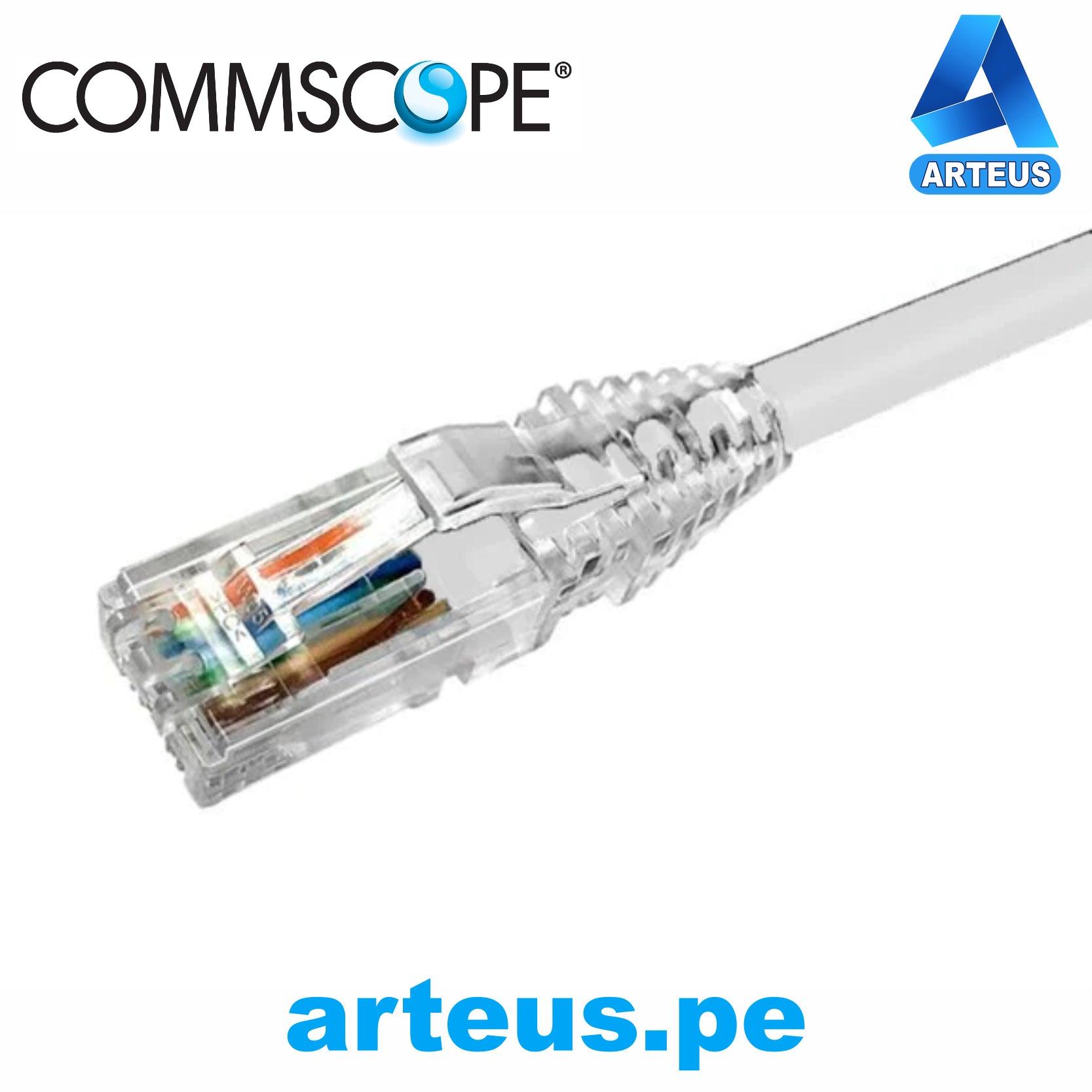 COMMSCOPE NPC06UZDB-WT002M, Patch cord cat 6 - u/utp 24 awg lszh|2 mtrs. blanco - ARTEUS