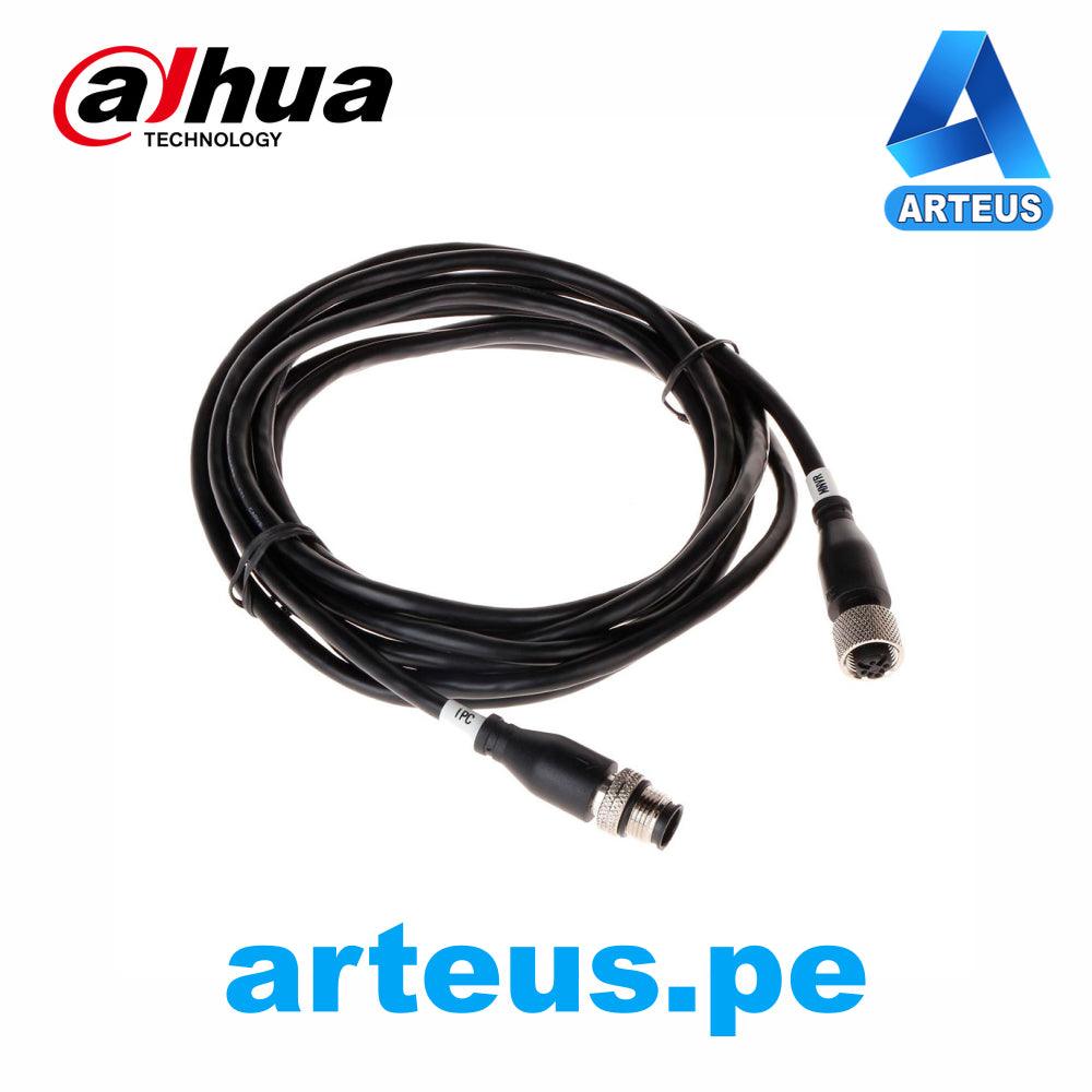 Cable de video móvil Dahua de 6 metros con conectores metálicos para sistemas de seguridad