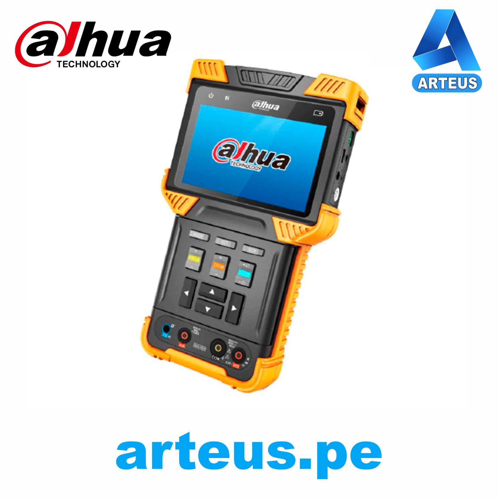 Tester de video portátil Dahua con pantalla TFT de 4 pulgadas para cámaras IP, HDCVI y analógicas.