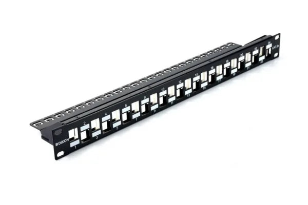 DIXON 6AIDAE Patch panel 24 Puertos Cat 6A modular vacío