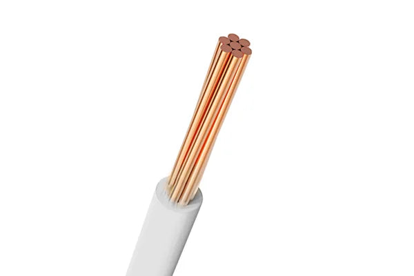 DIXON DEC25LSZH-WH Cable eléctrico LSZH 450/750V 2.5mm2, blanco, 100m
