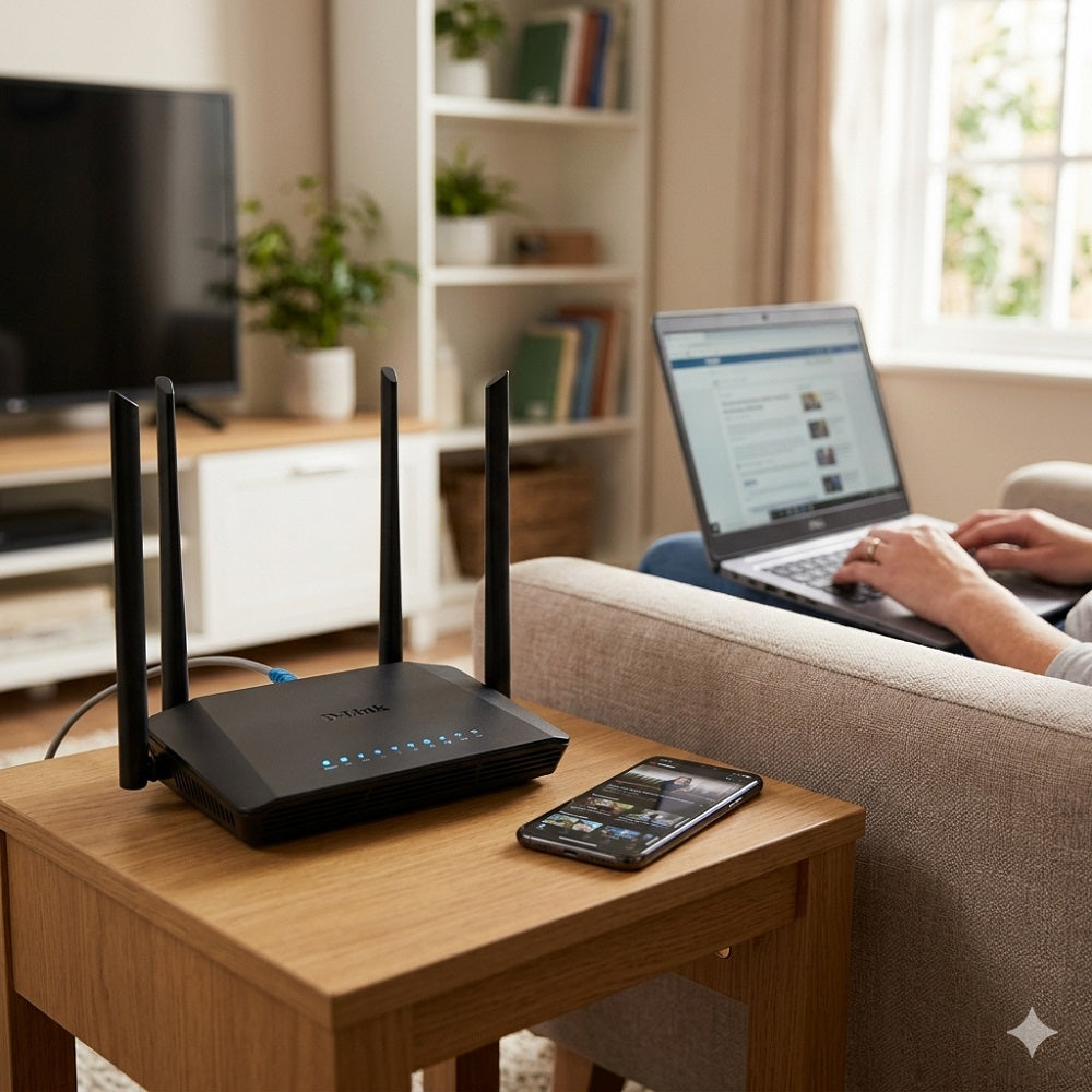D-LINK DIR-825M Router Mesh Inalámbrico Gigabit AC1200 Doble Banda