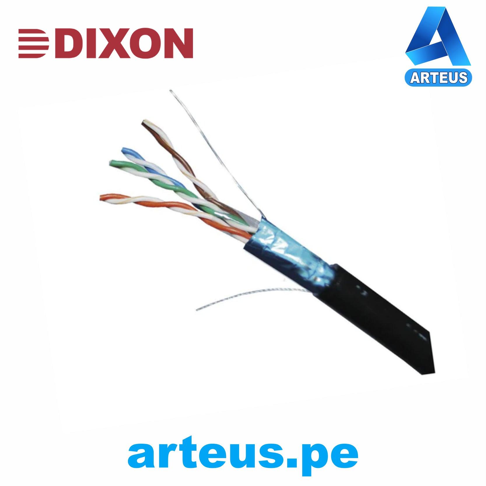 DIXON 3057, Cable de red utp categoría 5e 305m- negro- exterior - ARTEUS
