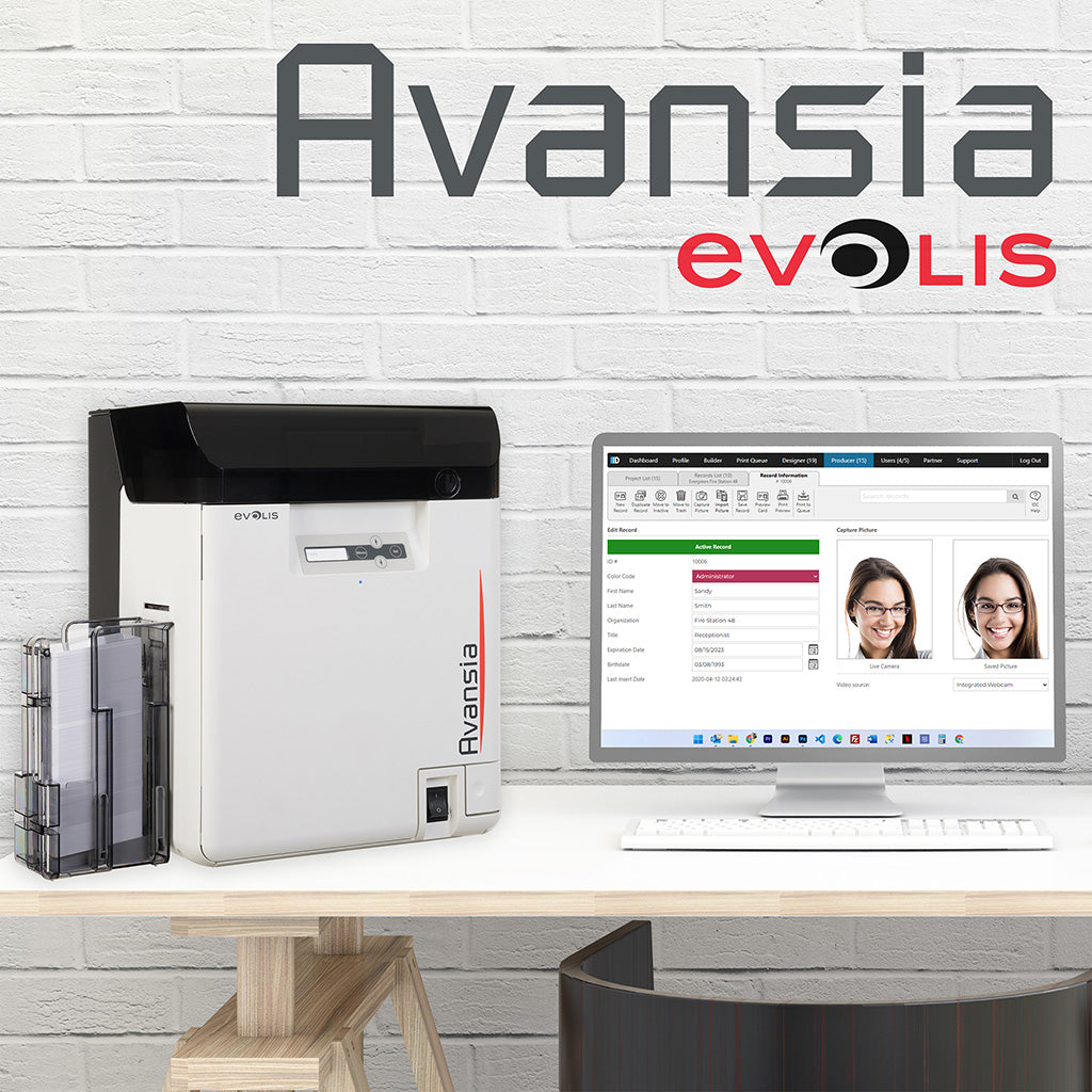 EVOLIS B22U0000RS BAGDY 200 Kit Impresora de Tarjetas PVC USB