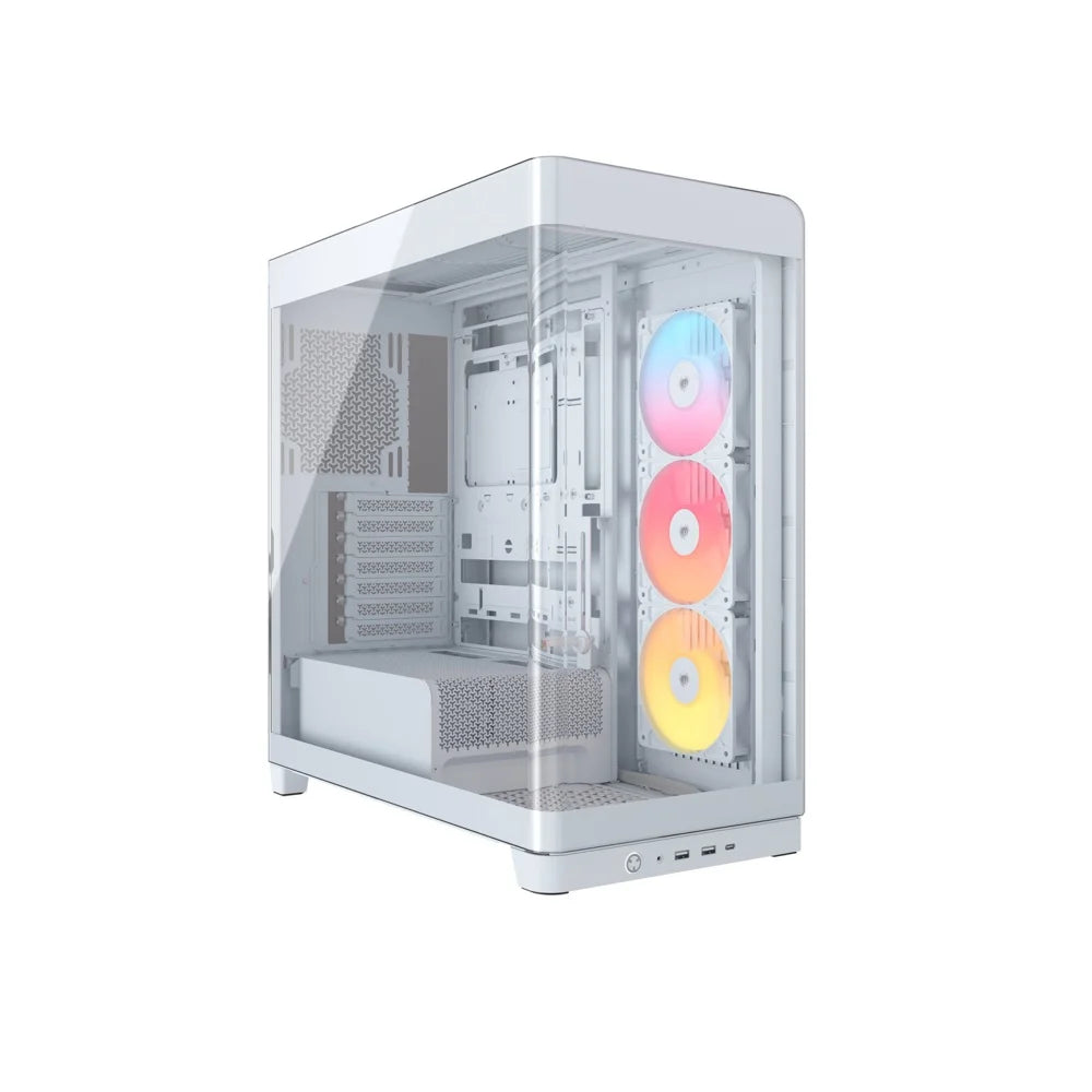CORSAIR FRAME 4500X RS-R ARGB Case para PC Semitorre de Cristal Panorámico Blanco