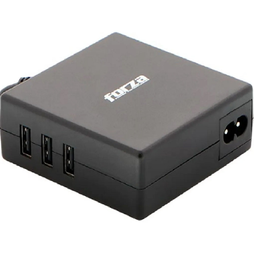 FORZA FNA-790 2-PACK Cargador Universal para Laptop 90W 3USB. Incluye 2 Unidades