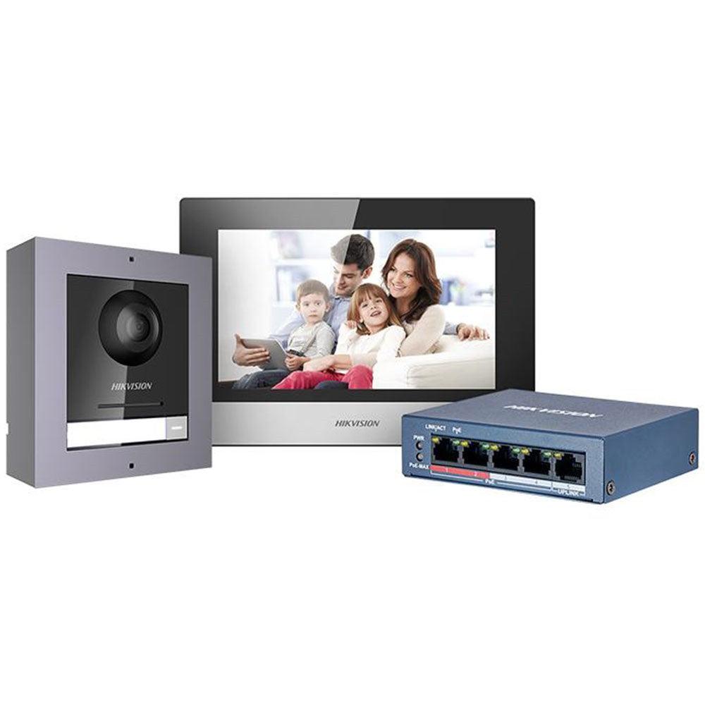 HIKVISION DS-KIS602 - KIT VIDEO PORTERO IP. PANTALLA LCD TÁCTIL 7" CON CÁMARA FULL HD 2MP - ARTEUS