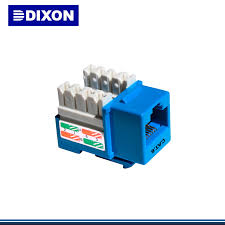 DIXON KJ88-C6-US/BL Jack RJ45 Cat 6 de poncheo azul