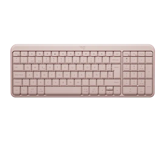 LOGITECH 920-013447 K250 Teclado Bluetooth Conectividad LED Rosa