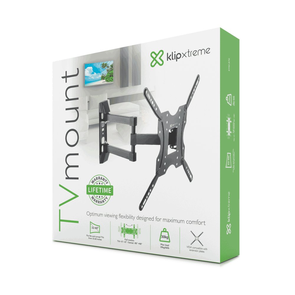 KLIPXTREME KTM-876, Soporte Rack para TV o Monitor de 32" - 60"