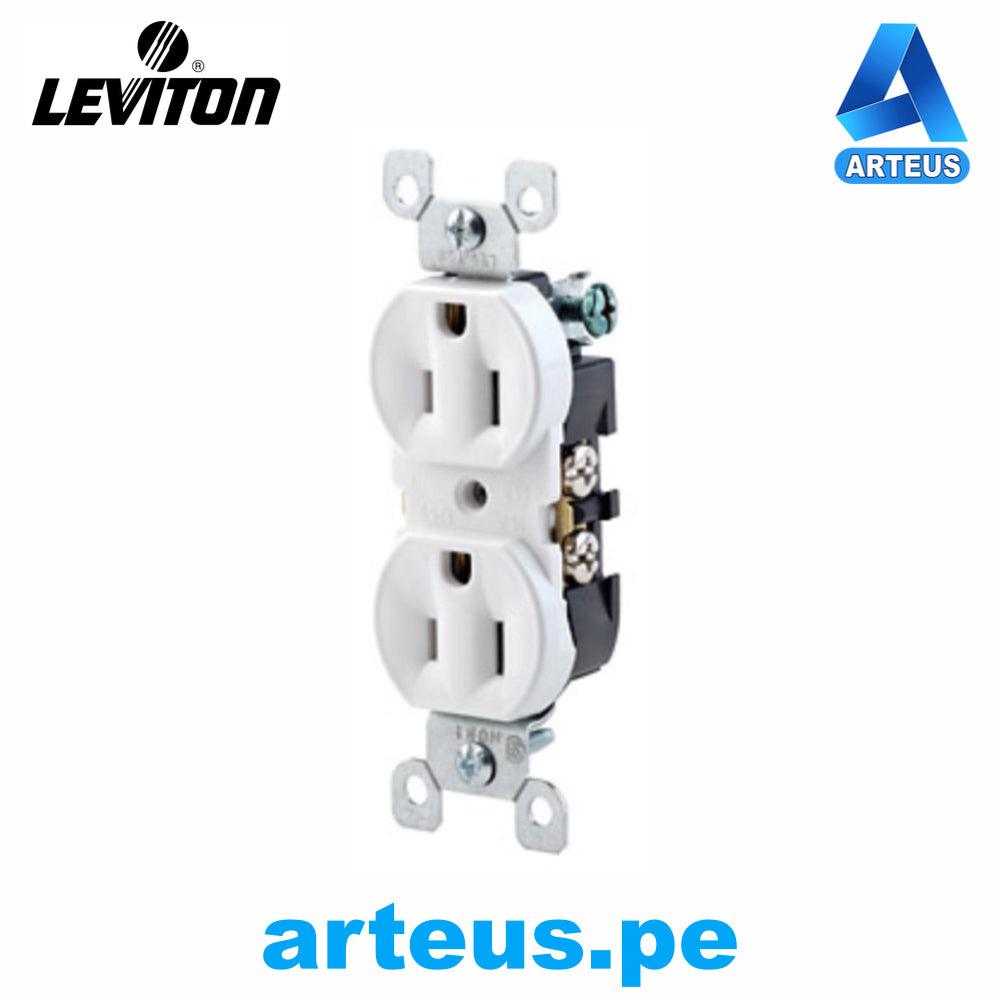 LEVITON 2420-000 - TOMA EMPOTRABLE NEMA L15-20R 3P 4W N/B NYL 20A - 125/250V - ARTEUS