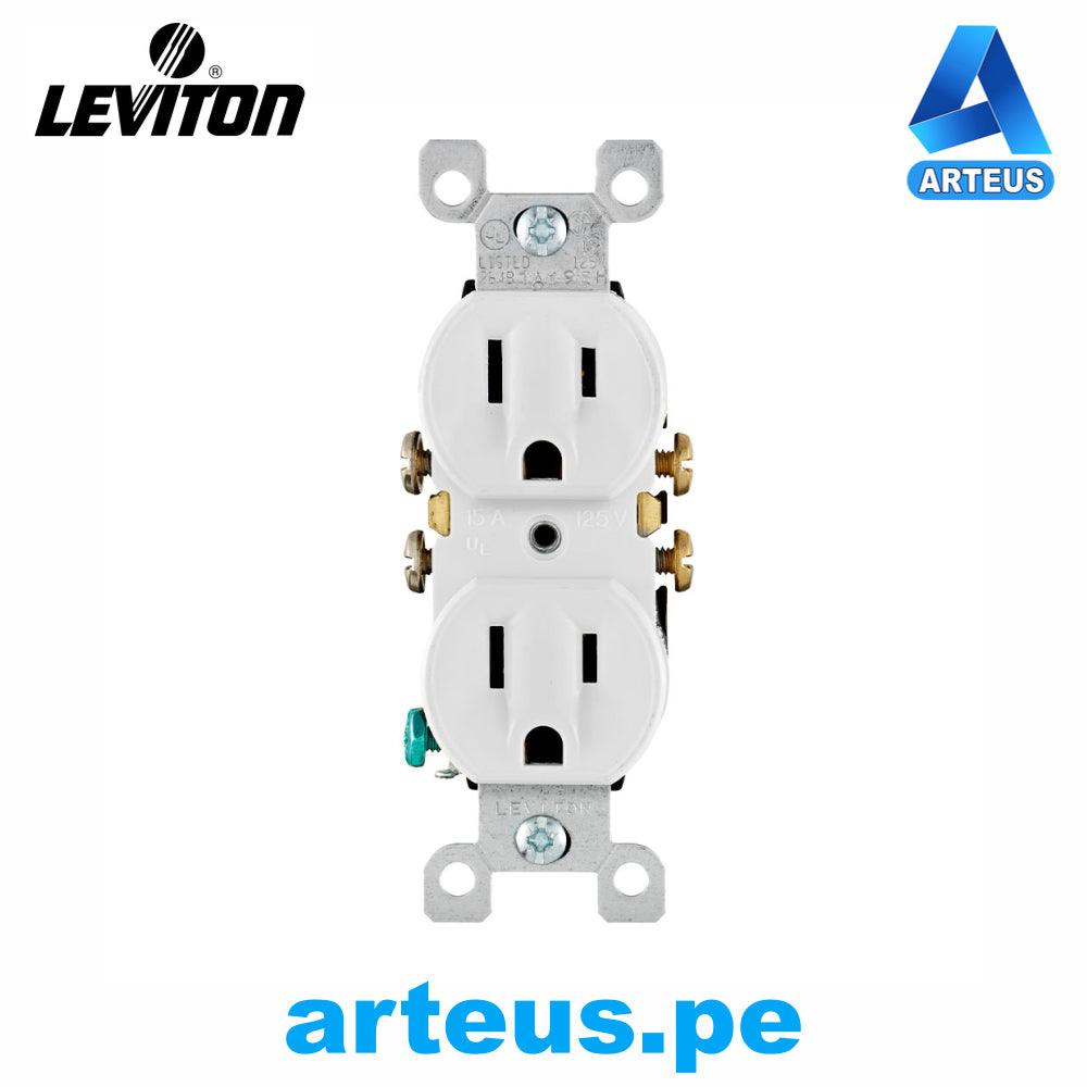 LEVITON 5320-WCP - TOMA L/T E/BLANCO 15A - 125V USO RESIDENCIAL - ARTEUS