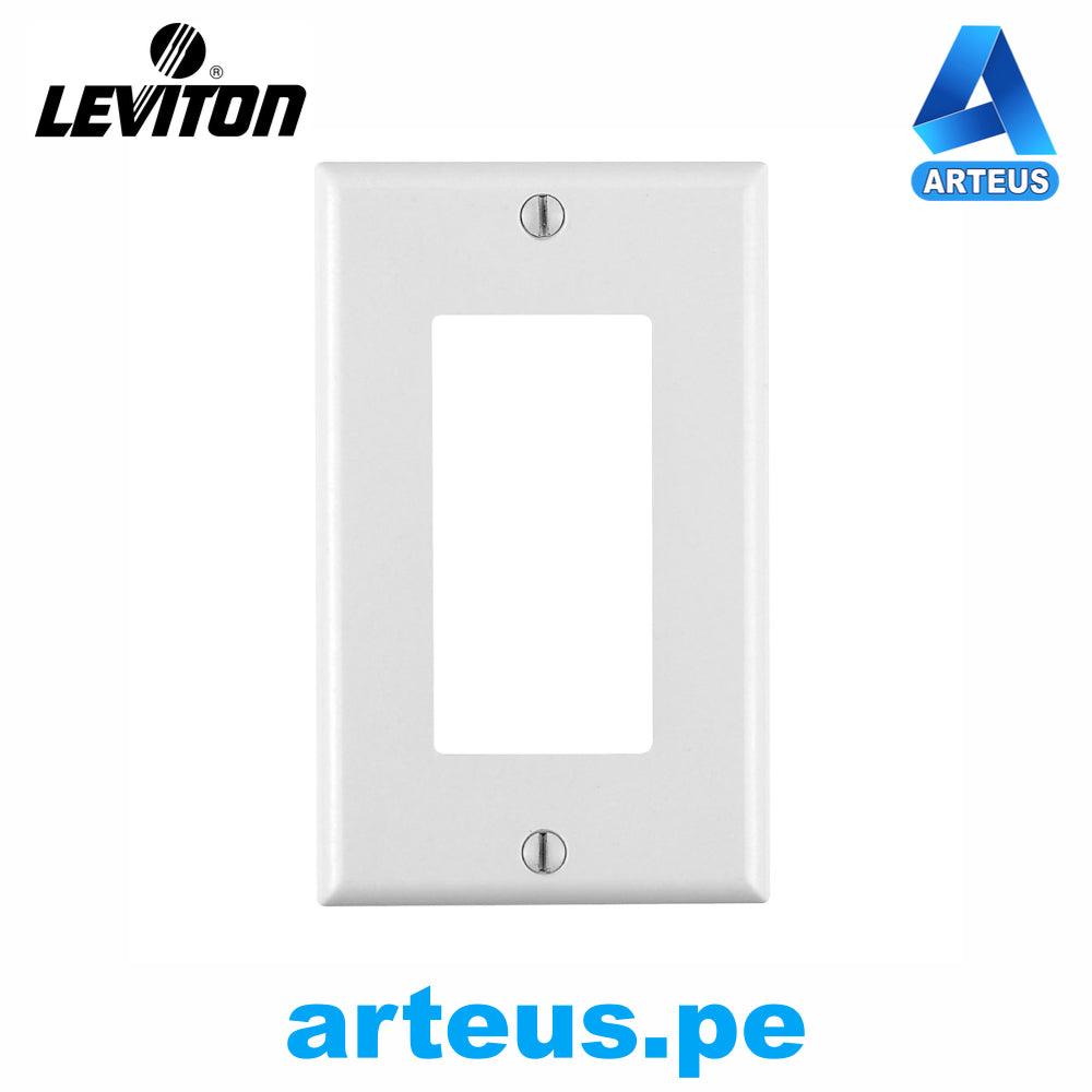 LEVITON 80401-00W - PLACA PARA INTERRUPTOR BLANCO DECORA - ARTEUS