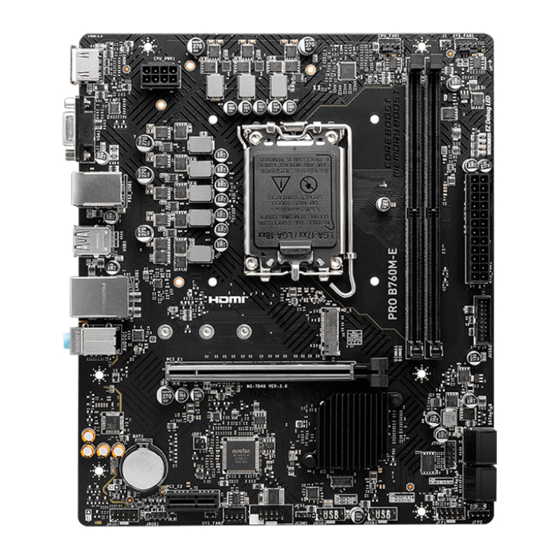 MSI PRO B760M-E Placa Madre Intel B760 LGA1700