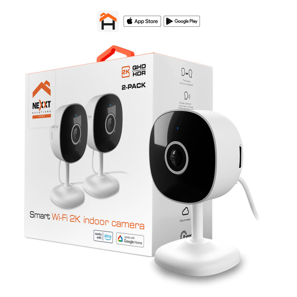 NEXXT SOLUTIONS NHC-I7102PK Cámara de Seguridad WIFI 2K 3MP 2 Pack