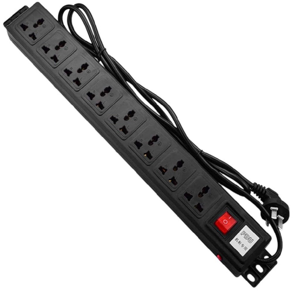GEN-PDU8-10A IMP PDU Power Rack 8 tomas Importado SCT-PWR8-10A