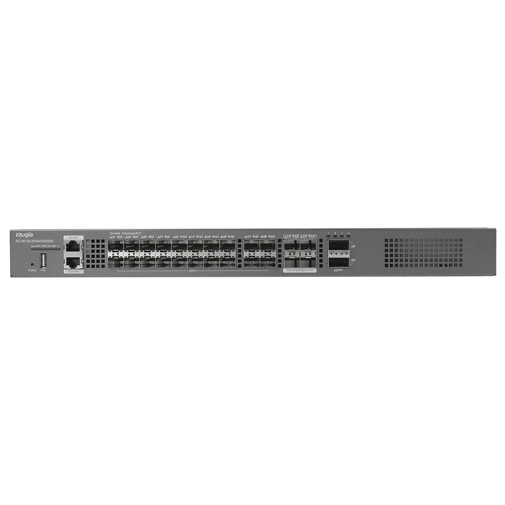 RUIJIE REYEE RG-S6120-20XS4VS2QXS Switch 20 Puertos SFP+ +4SFP28 +2QSFP+ L3 Cloud