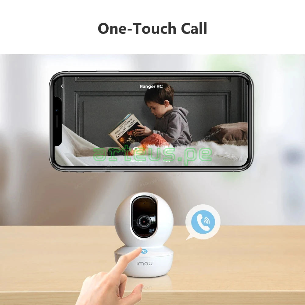 IMOU RANGER RC 2K Cámara de Seguridad WiFi 3MP PT 360° IPC-GK2CN-3C1WR
