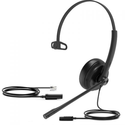 YEALINK YHS34 Lite Mono Auricular Profesional con cable RJ9 para Telefonía