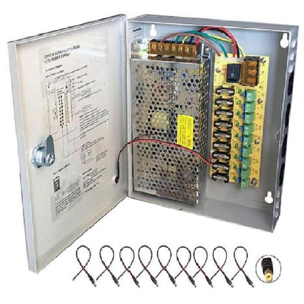 YUS ACC9-10, Fuente Centralizada 12v 10amp 9 Canales