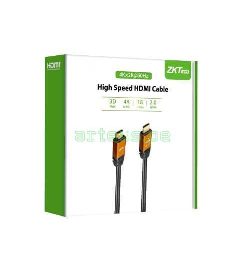 ZKTECO 15HD-C, Cable HDMI x 15m blindado - ARTEUS
