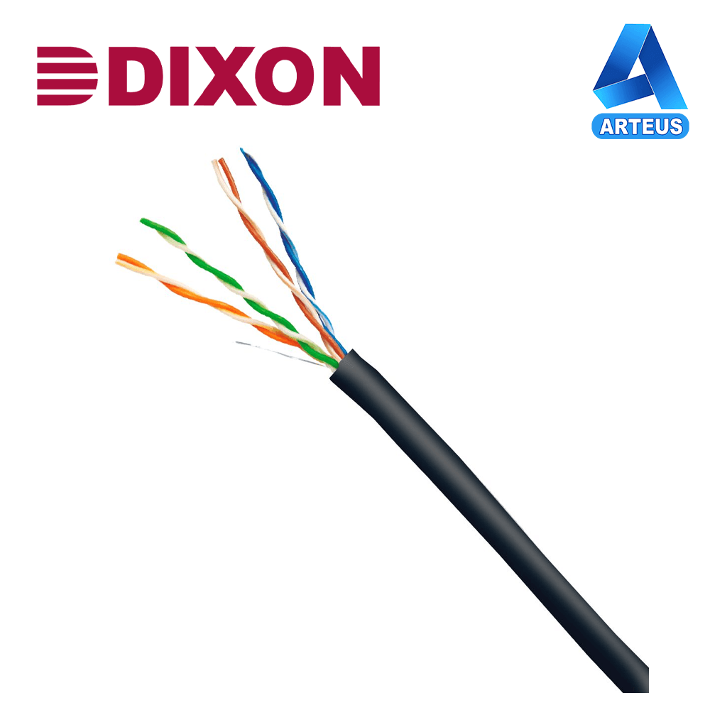 DIXON 3050 BK, Cable de red utp categoría 5e 305m- negro - ARTEUS