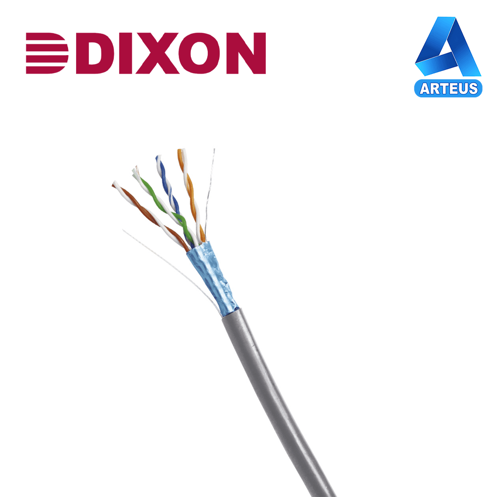 DIXON 8050 LSZH, Cable de red utp categoría 5e 305m- gris - 100% cobre - ARTEUS